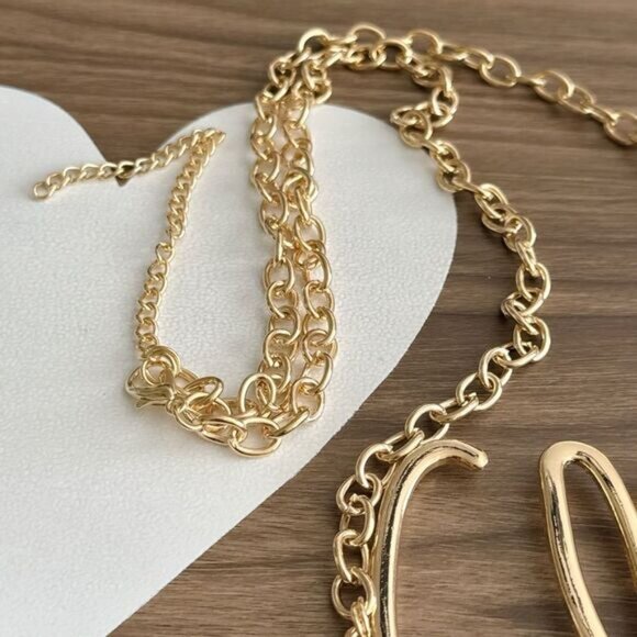 Elegant Gold Chain Belt Q86 main image 4